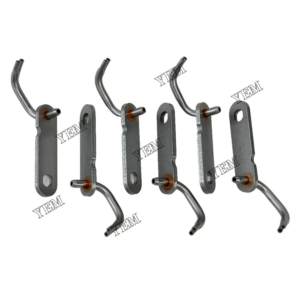 YEM Parts 6PCS 2802748 280-2748 1979364 Oil Cooling Nozzle For Caterpillar C7 Engine For Caterpillar