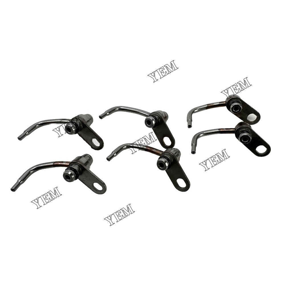YEM Parts 6PCS Part Number T405344 Oil Cooling Nozzle For Caterpillar C7.1 Engine For Caterpillar