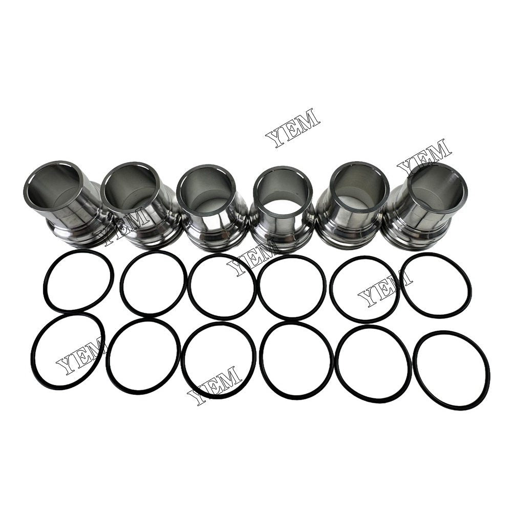 YEM Parts 6PCS Part Number 229-1490 Fuel Injector Nozzle sleeve For Caterpillar C9 Engine
