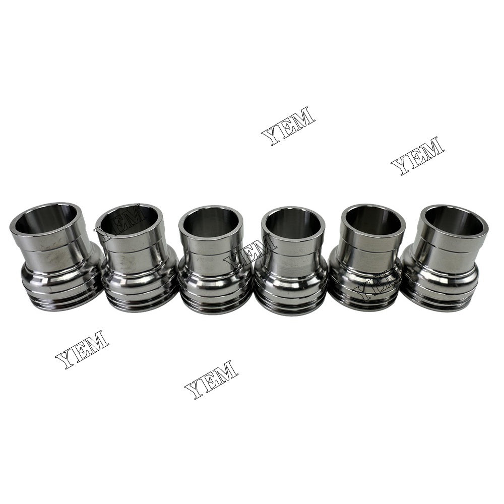 YEM Parts 6PCS Part Number 229-1490 Fuel Injector Nozzle sleeve For Caterpillar C9 Engine For Caterpillar