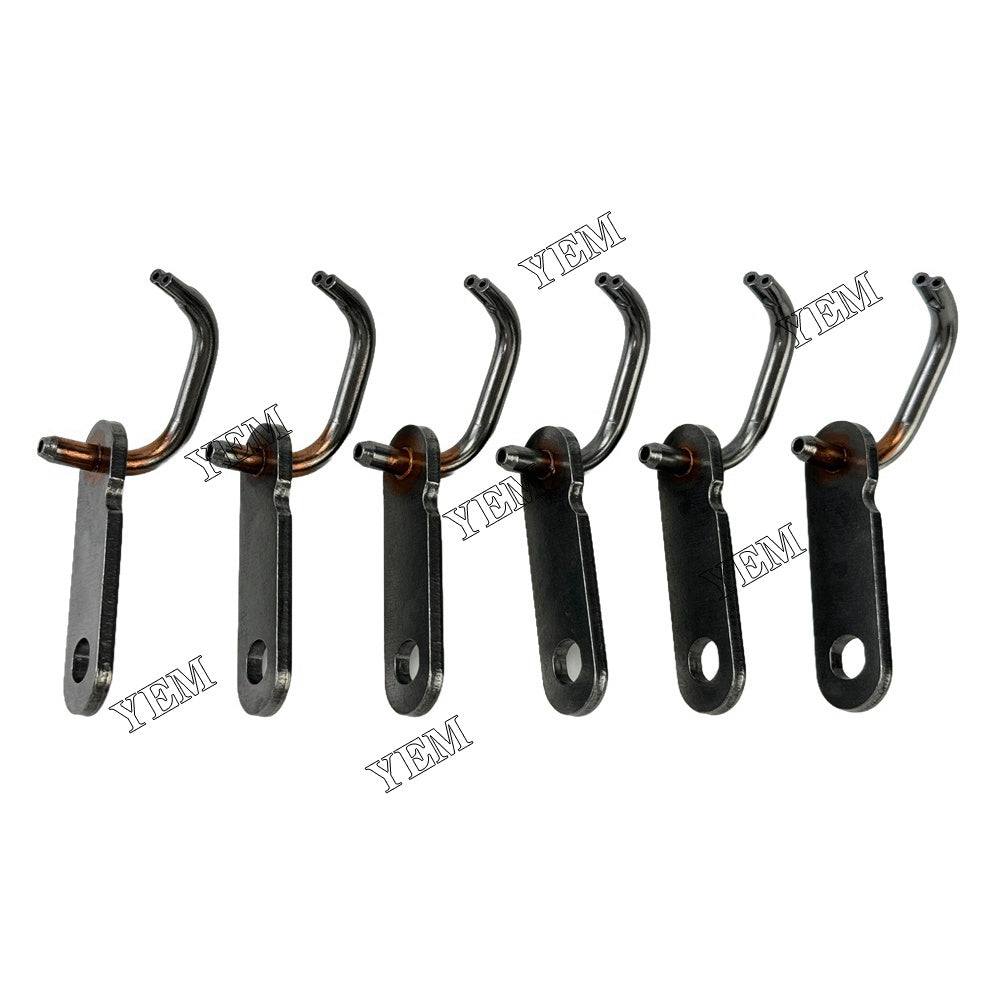 YEM Parts 6PCS Part Number 1663657 Oil Cooling Nozzle For Caterpillar C9 Engine For Caterpillar