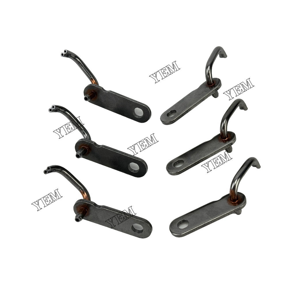 YEM Parts 6PCS Part Number 1663657 Oil Cooling Nozzle For Caterpillar C9 Engine For Caterpillar