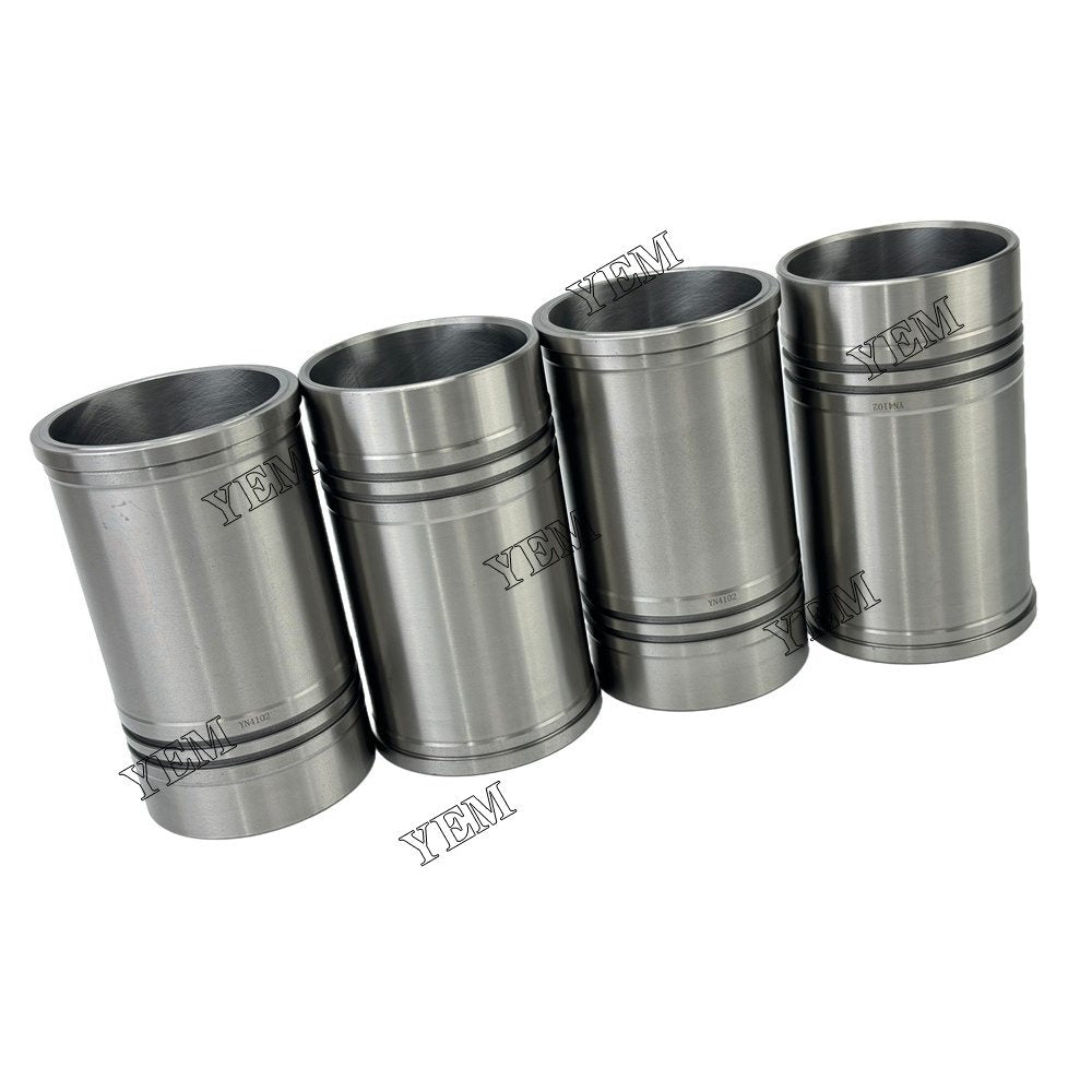 YEM Parts 4PCS For YunNei Cylinder Liner Sleeve YN38GBZ Engine Spare Parts For Yunnei Power