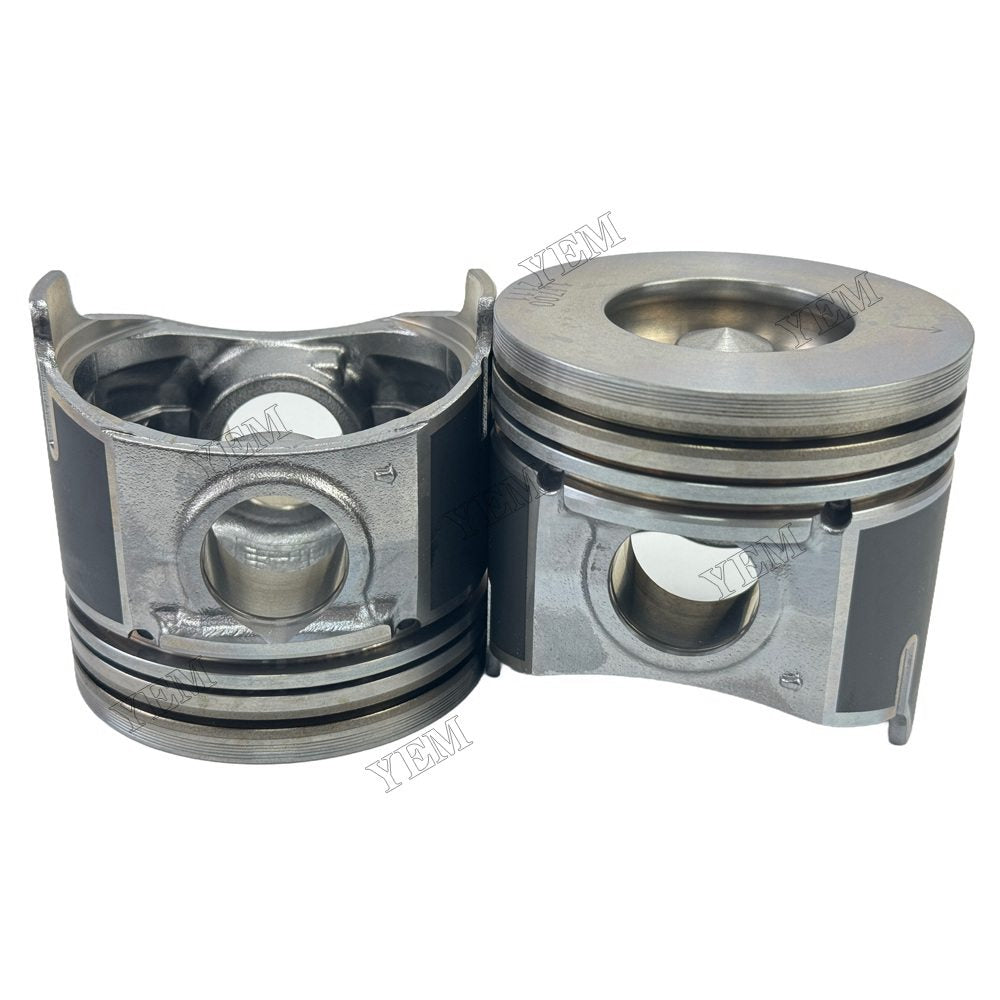 YEM Parts 4PCS 1J700-21113 1J700-21110 1J700-21903 Pistons STD For Kubota V2607 Engine For Kubota