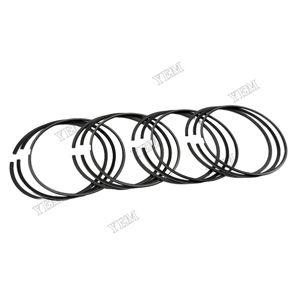 YEM Parts 4PCS Part Number 1J508-21050 Piston Ring STD Size For Kubota V3800 Engine