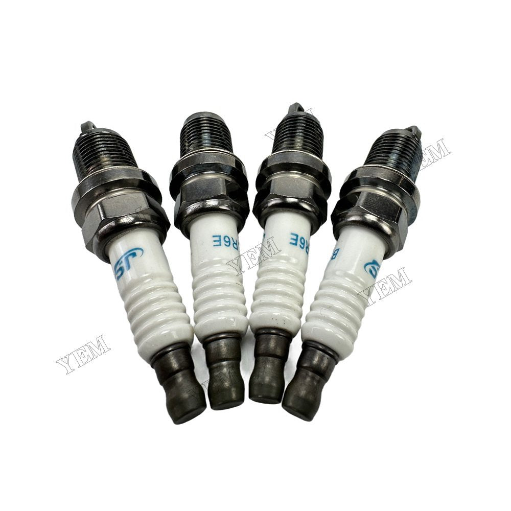 YEM Parts 4PCS For Nissan SPARK PLUG K21 Engine Maximal FG 15 T-M2WB3 diesel forklift