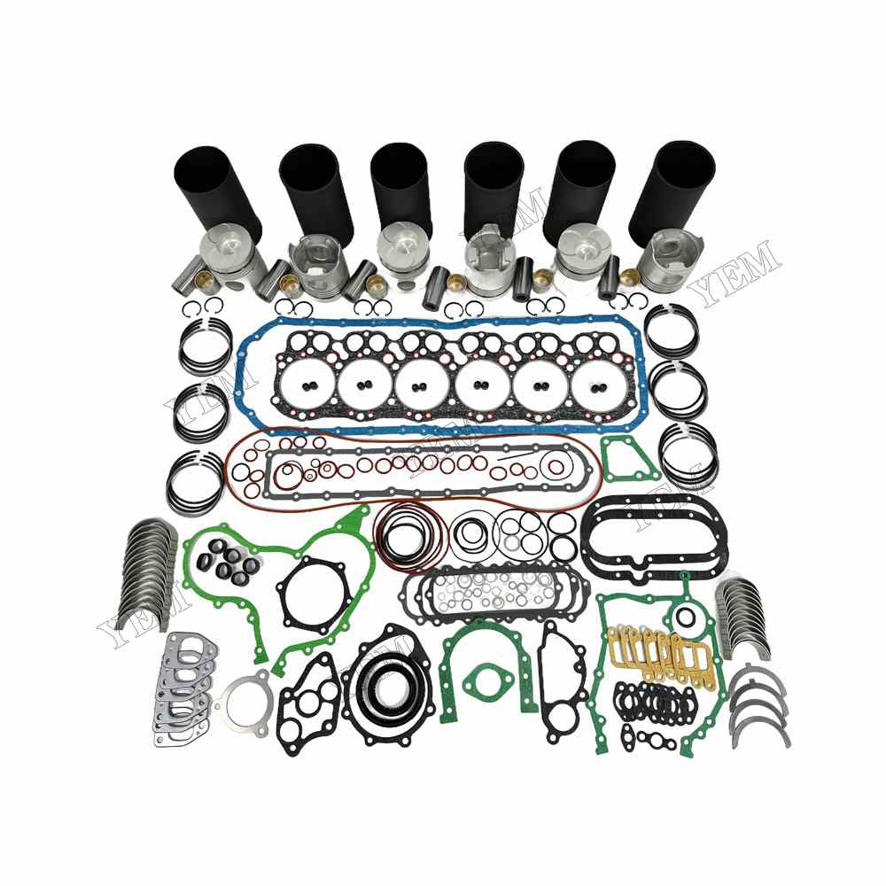 YEM Parts H06C Overhaul Rebuild Kit With Gasket Set Bearing For Hino H06C Engine