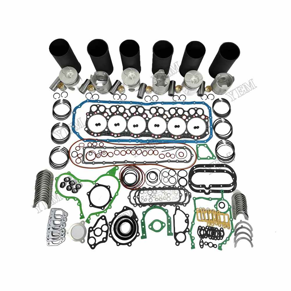 YEM Parts H06C Overhaul Rebuild Kit With Gasket Set Bearing For Hino H06C Engine For Hino