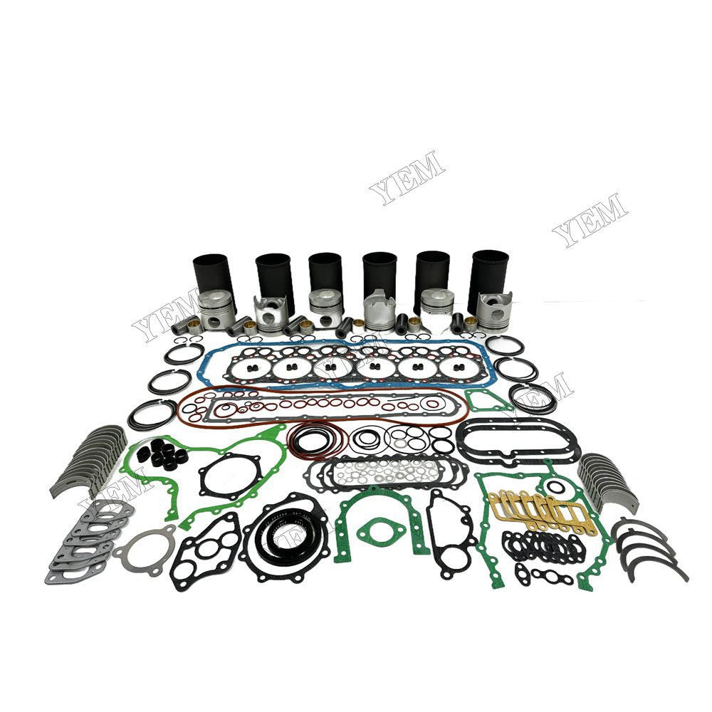 YEM Parts H06C Overhaul Rebuild Kit With Gasket Set Bearing For Hino H06C Engine For Hino
