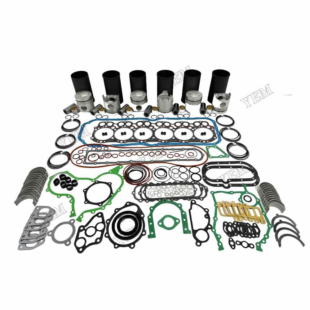 YEM Parts H06C Overhaul Rebuild Kit With Gasket Set Bearing For Hino H06C Engine For Hino