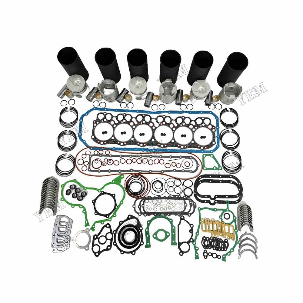 YEM Parts H06C Overhaul Rebuild Kit With Gasket Set Bearing For Hino H06C Engine For Hino
