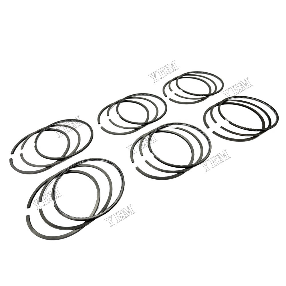 YEM Parts 6PCS For Hino Piston Ring STD Size J08C Engine Spare Parts For Hino