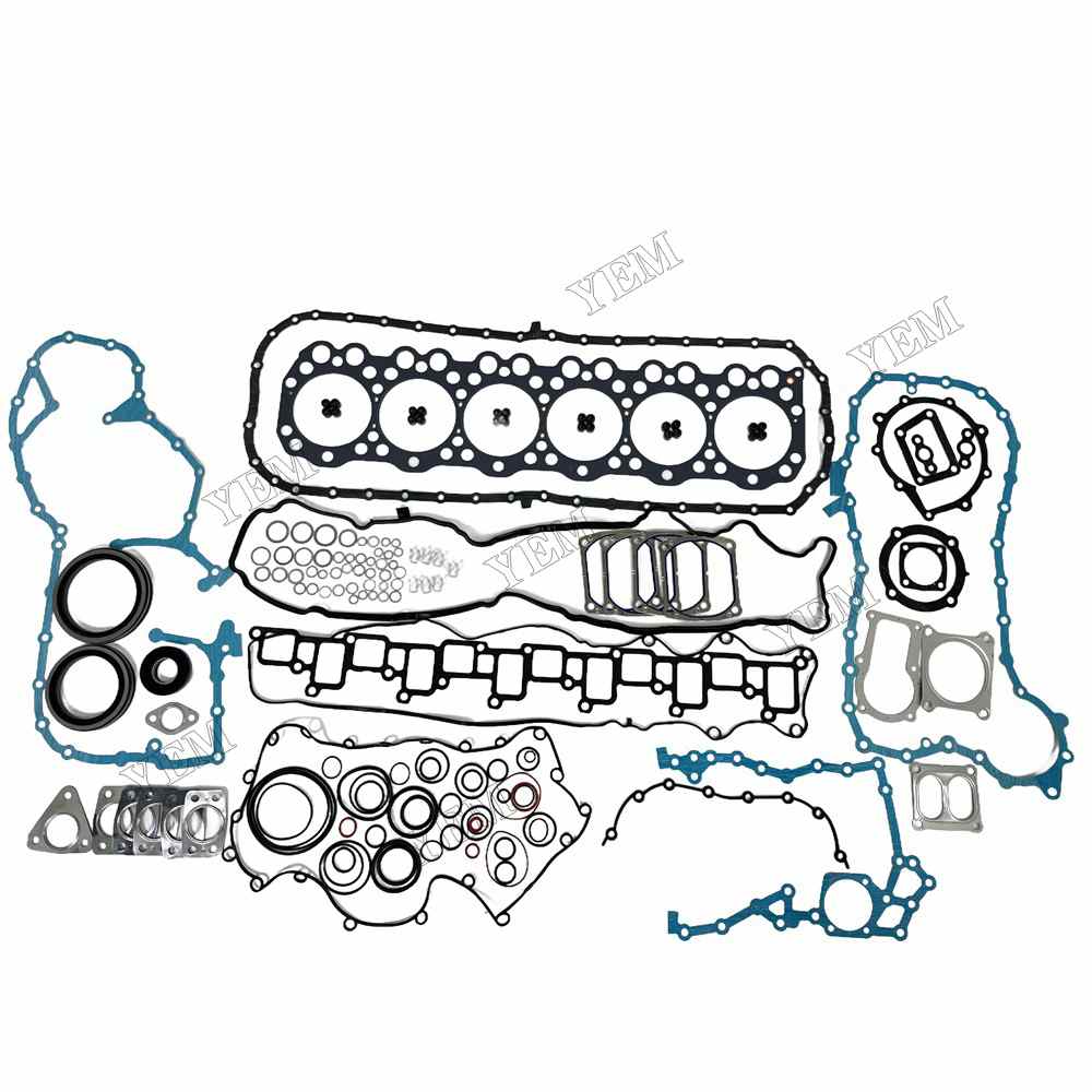 YEM Parts high quality P11C Full Gasket Kit 128mm For Hino P11C Truck Excavator Engine For Hino