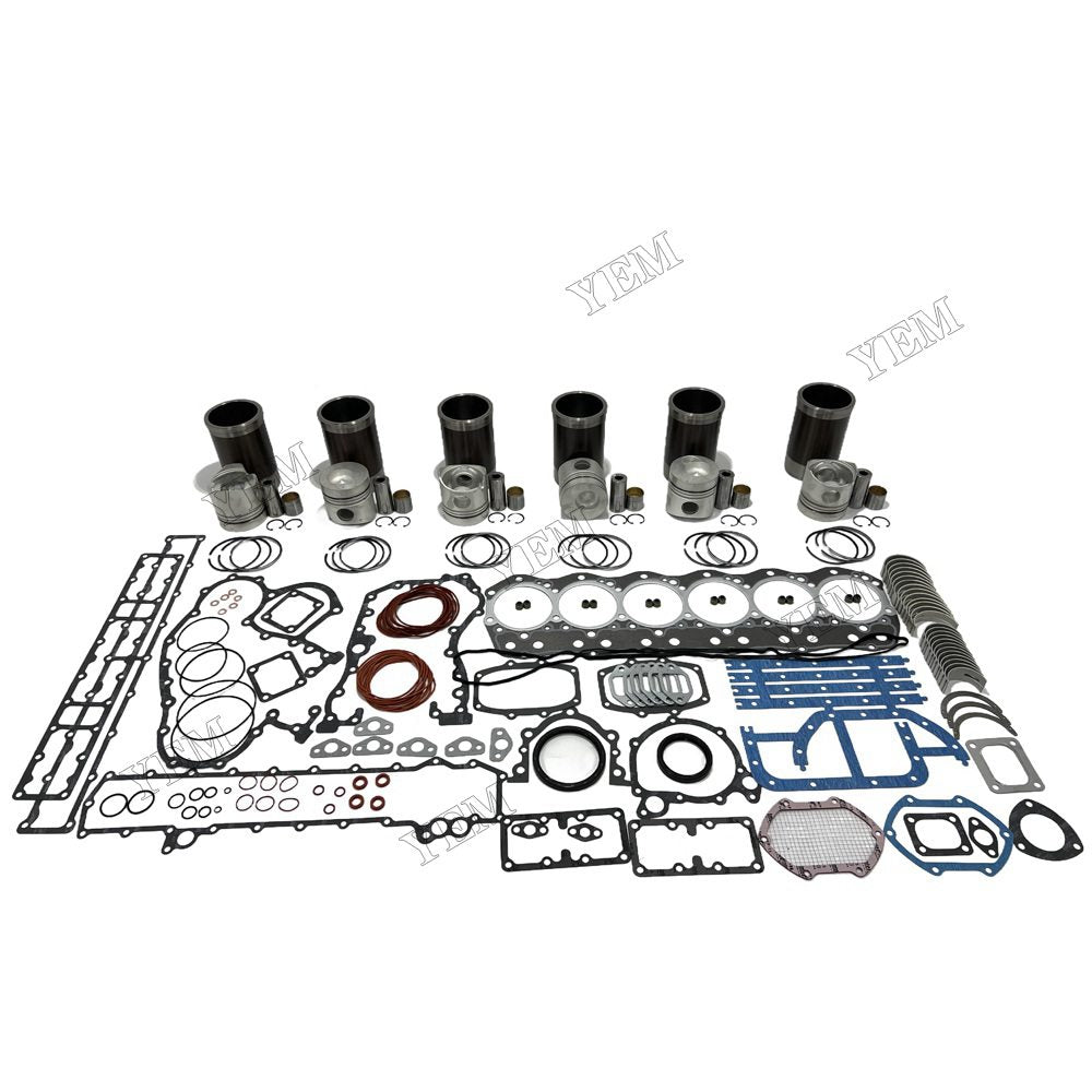 YEM Parts 6D14 Overhaul Rebuild Kit With Gasket Set Bearing For Mitsubishi 6D14 Engine