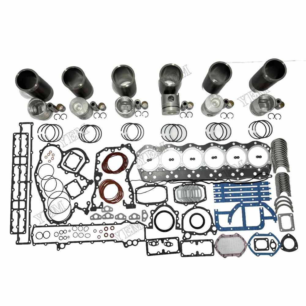 YEM Parts 6D14 Overhaul Rebuild Kit With Gasket Set Bearing For Mitsubishi 6D14 Engine For Mitsubishi