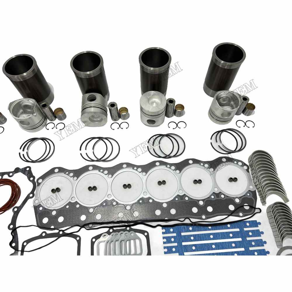 YEM Parts 6D14 Overhaul Rebuild Kit With Gasket Set Bearing For Mitsubishi 6D14 Engine For Mitsubishi