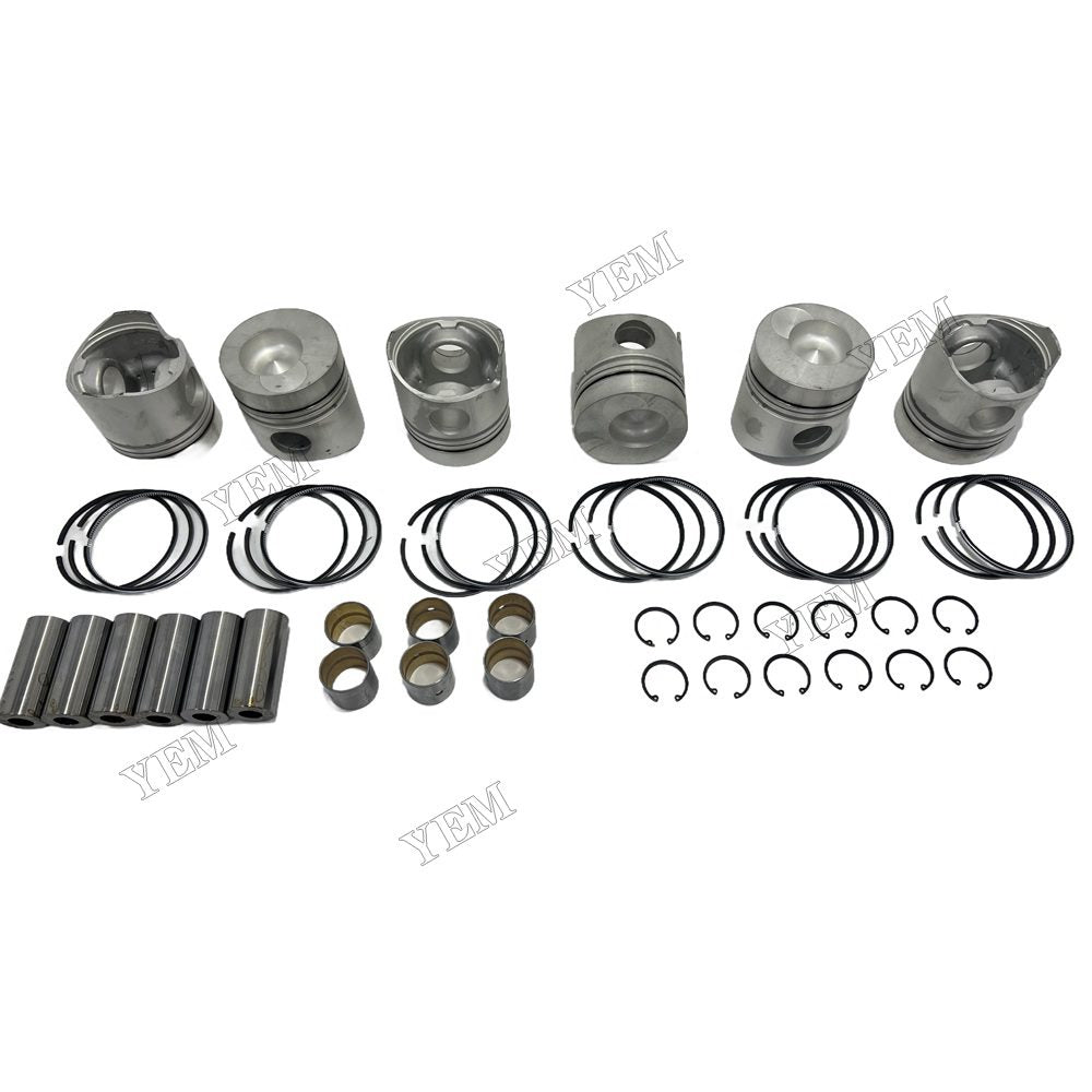 YEM Parts For Mitsubishi Piston and Ring set 6D14 Engine Spare Parts