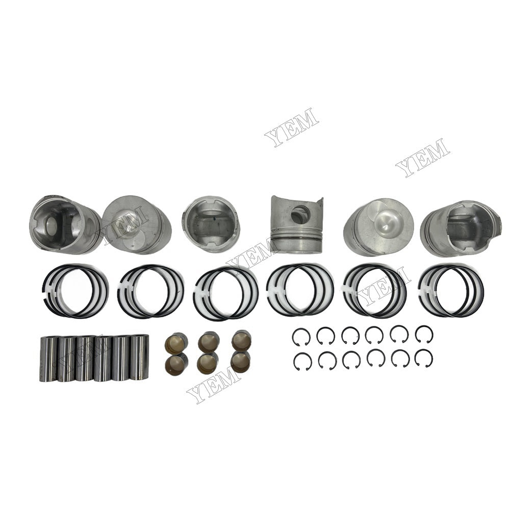 YEM Parts For Mitsubishi Piston and Ring set 6D14 Engine Spare Parts