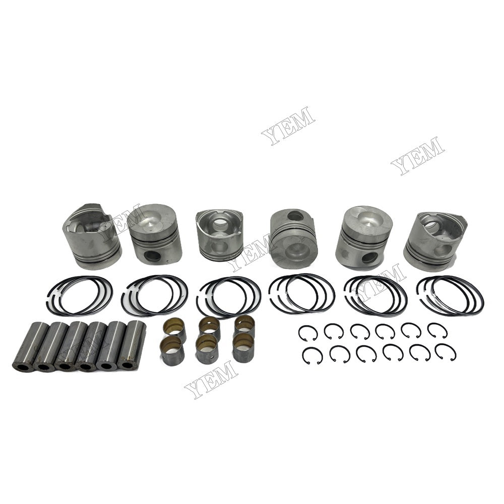YEM Parts For Mitsubishi Piston and Ring set 6D14 Engine Spare Parts