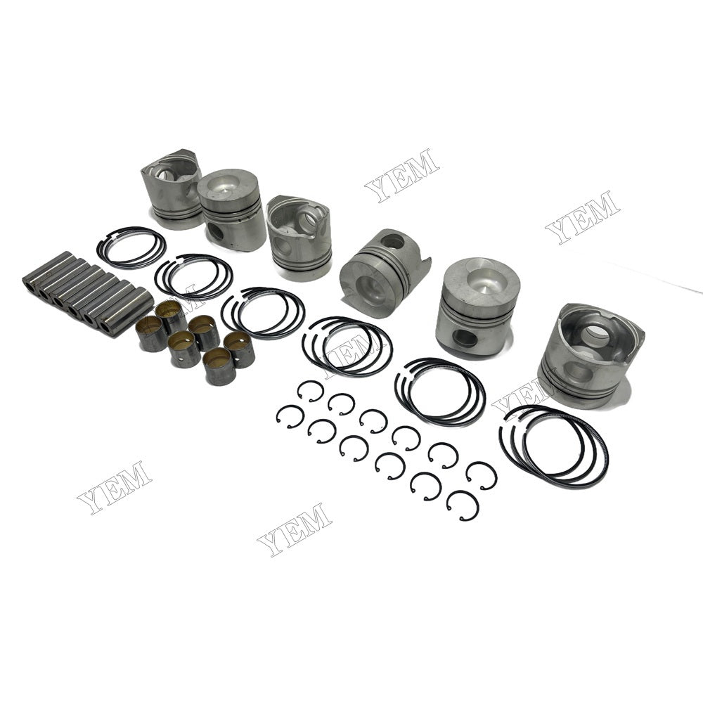 YEM Parts For Mitsubishi Piston and Ring set 6D14 Engine Spare Parts