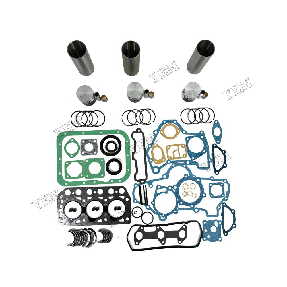YEM Parts K3B Overhaul Rebuild Kit With Gasket Set Bearing For Mitsubishi K3B Engine