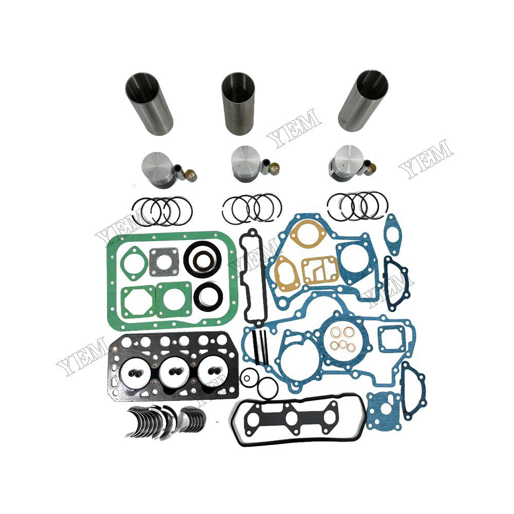 YEM Parts K3B Overhaul Rebuild Kit With Gasket Set Bearing For Mitsubishi K3B Engine For Mitsubishi