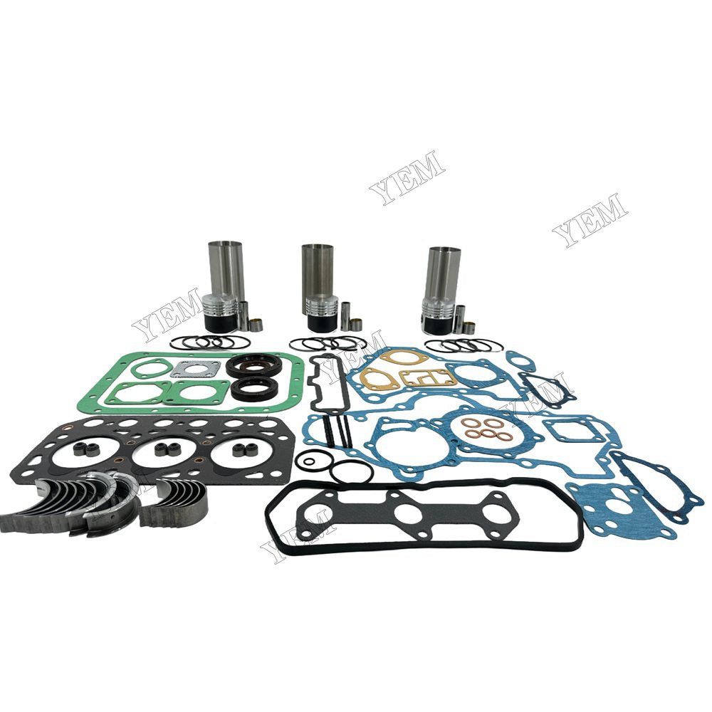 YEM Parts K3B Overhaul Rebuild Kit With Gasket Set Bearing For Mitsubishi K3B Engine For Mitsubishi