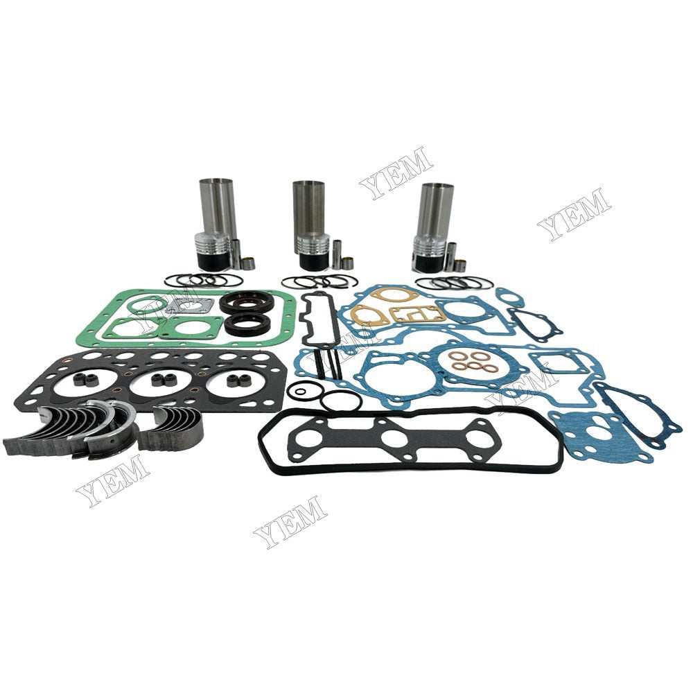 YEM Parts K3B Overhaul Rebuild Kit With Gasket Set Bearing For Mitsubishi K3B Engine For Mitsubishi