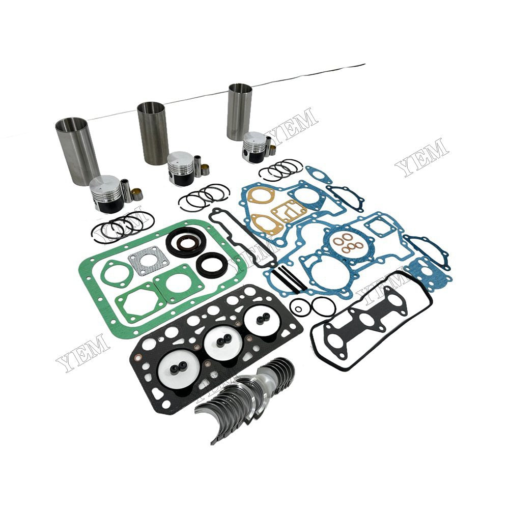 YEM Parts K3B Overhaul Rebuild Kit With Gasket Set Bearing For Mitsubishi K3B Engine For Mitsubishi