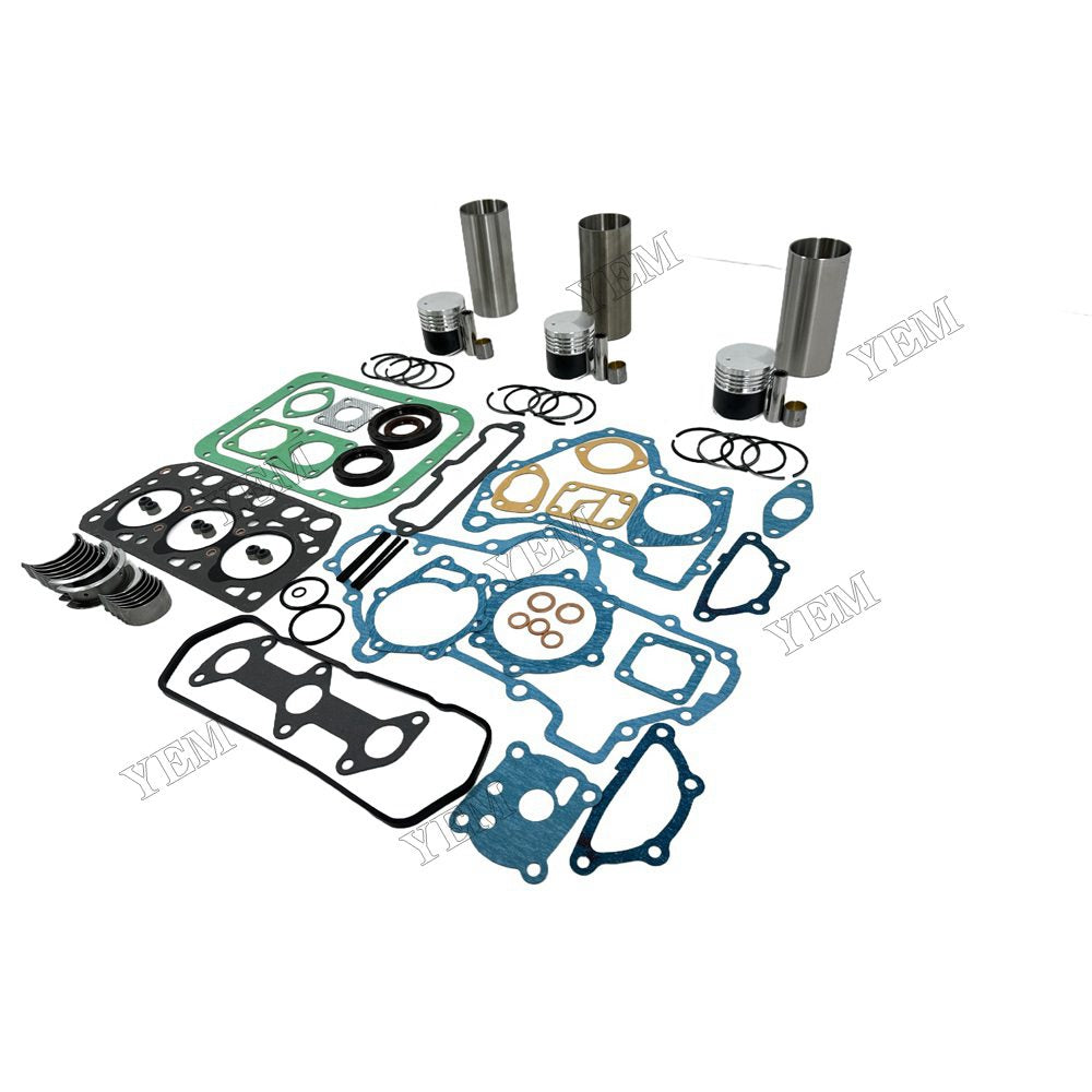 YEM Parts K3B Overhaul Rebuild Kit With Gasket Set Bearing For Mitsubishi K3B Engine For Mitsubishi