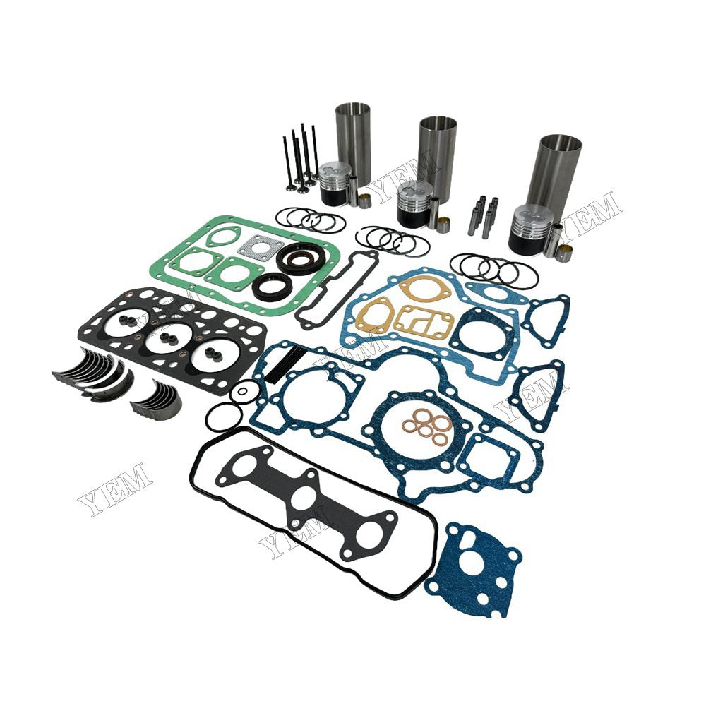 YEM Parts K3B Overhaul Rebuild Kit With Gasket Bearing Valve For Mitsubishi flower Bottom For Mitsubishi