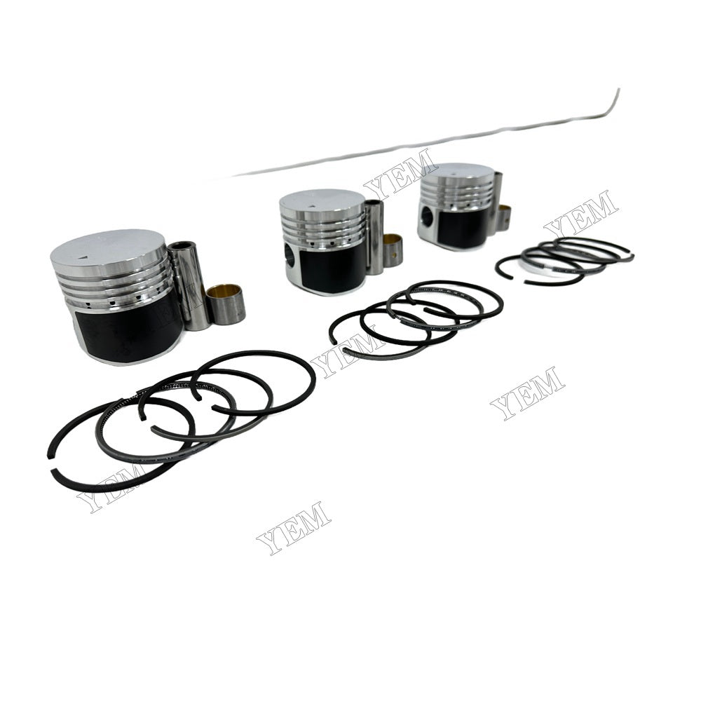 YEM Parts 3PCS 3 PCS For Mitsubishi Piston With Rings K3B Engine Spare Parts For Mitsubishi