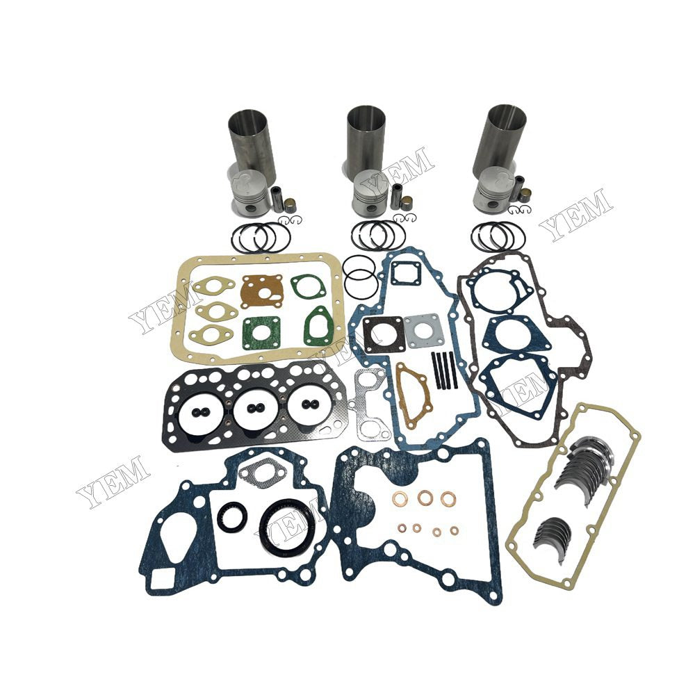YEM Parts K3H Overhaul Rebuild Kit With Gasket Set Bearing For Mitsubishi K3H Engine