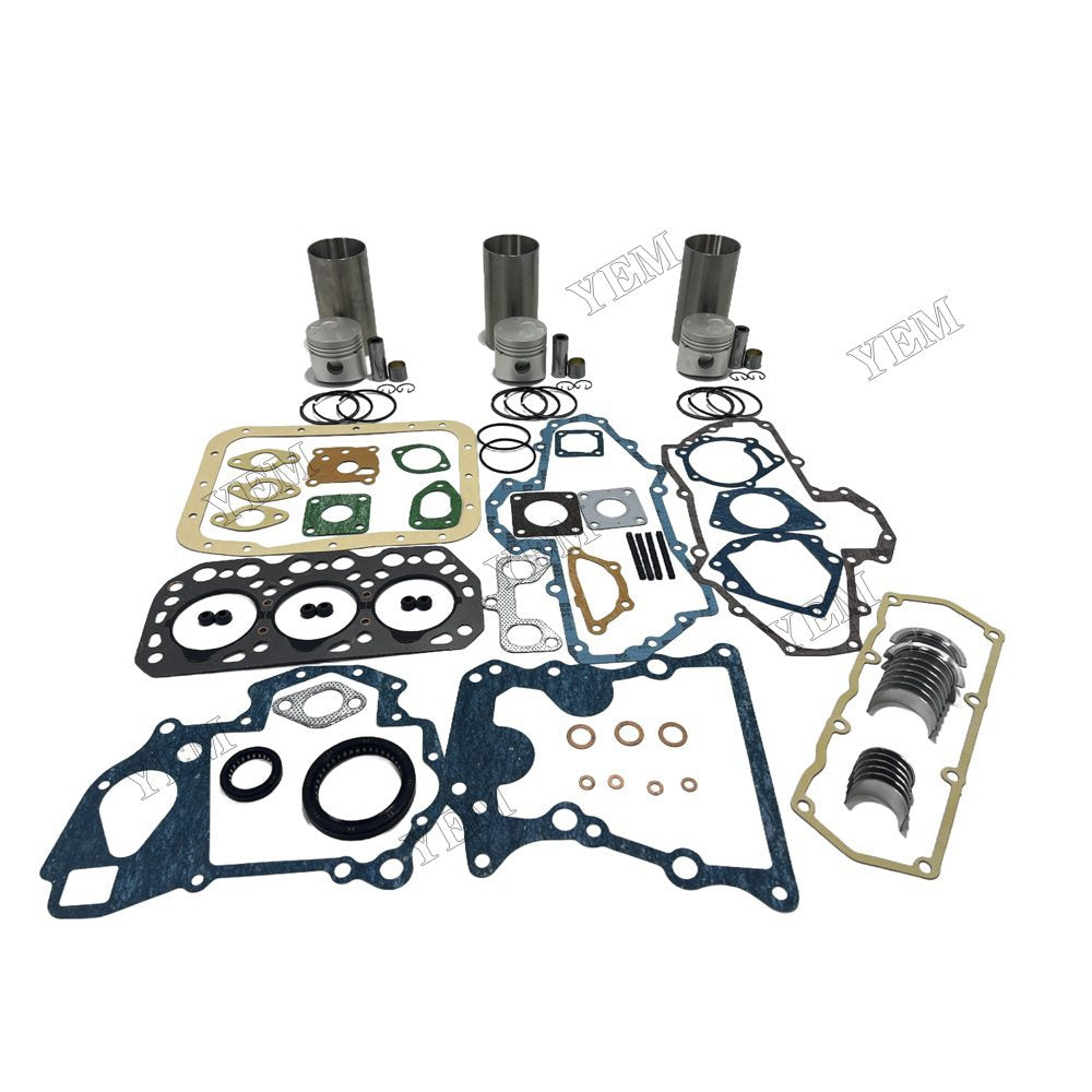 YEM Parts K3H Overhaul Rebuild Kit With Gasket Set Bearing For Mitsubishi K3H Engine