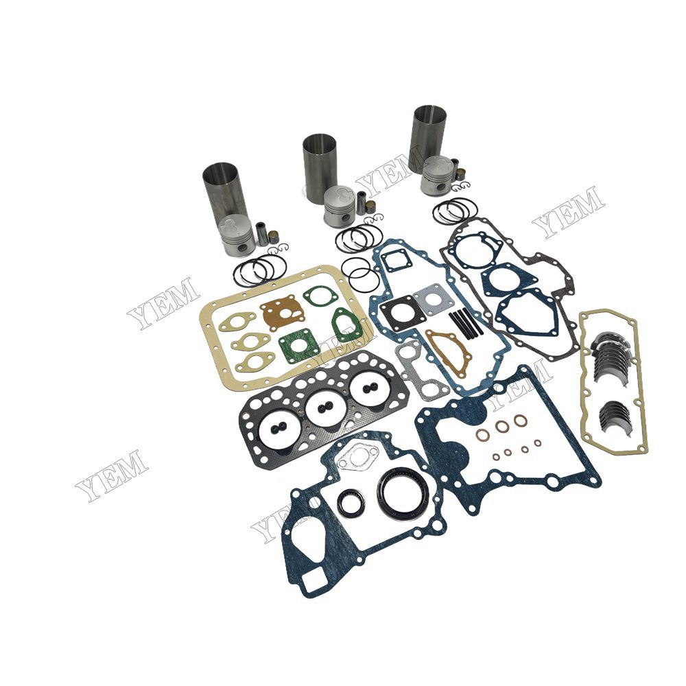 YEM Parts K3H Overhaul Rebuild Kit With Gasket Set Bearing For Mitsubishi K3H Engine