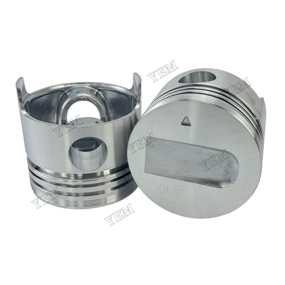 YEM Parts 3PCS For Mitsubishi Pistons STD S3L Engine GS202 CTJ23 J2020H T233 tractor For Mitsubishi
