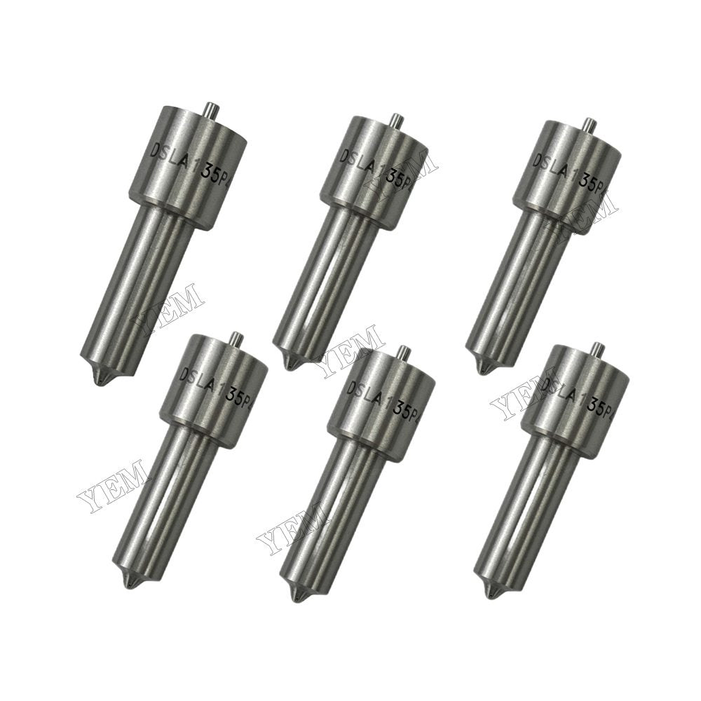 YEM Parts 6PCS Part Number DSLA135P468 2645F615 Fuel Nozzle For Perkins 1006-6TW Engine For Perkins