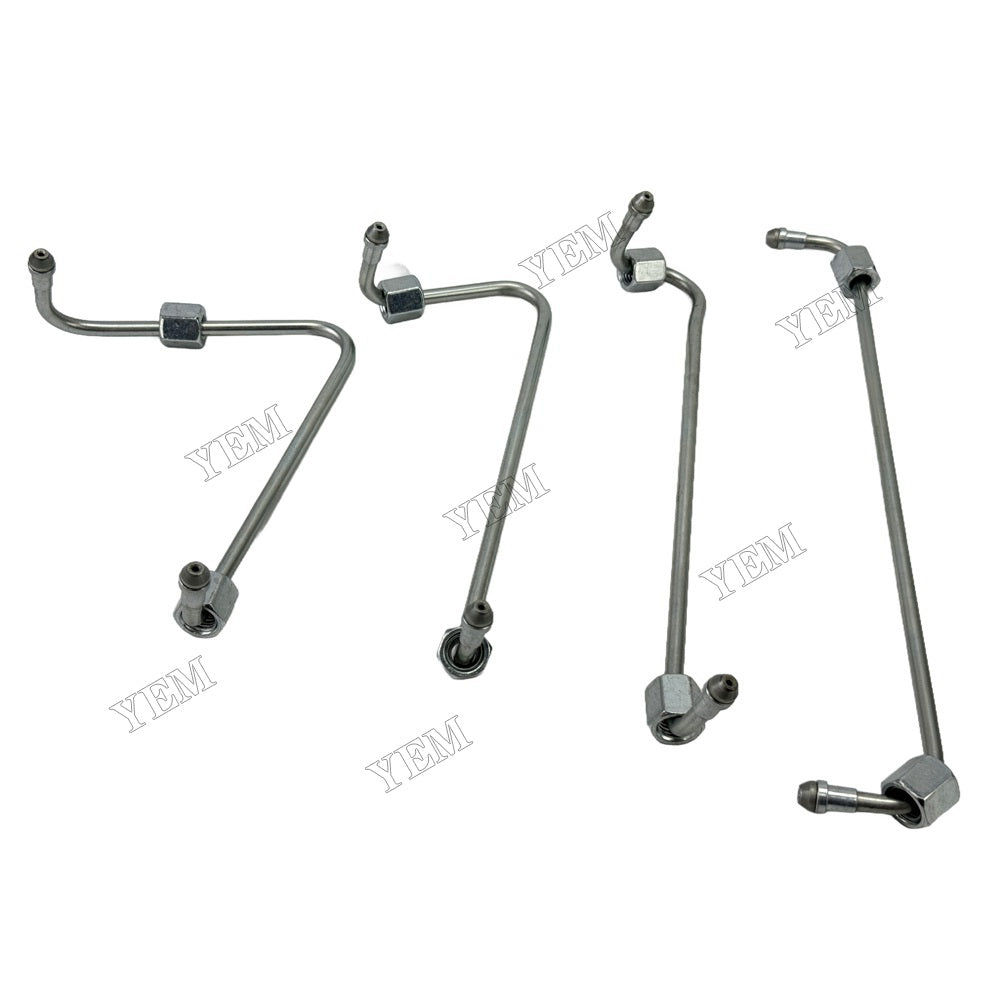 YEM Parts 4PCS 131501030 131501040 131501060 Fuel Pipe For Perkins 404D-22 Engine