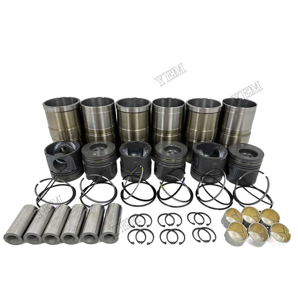 YEM Parts high quality 6LT9.3 Cylinder Liner Kit For Cummins 6LT9.3 Truck Engine