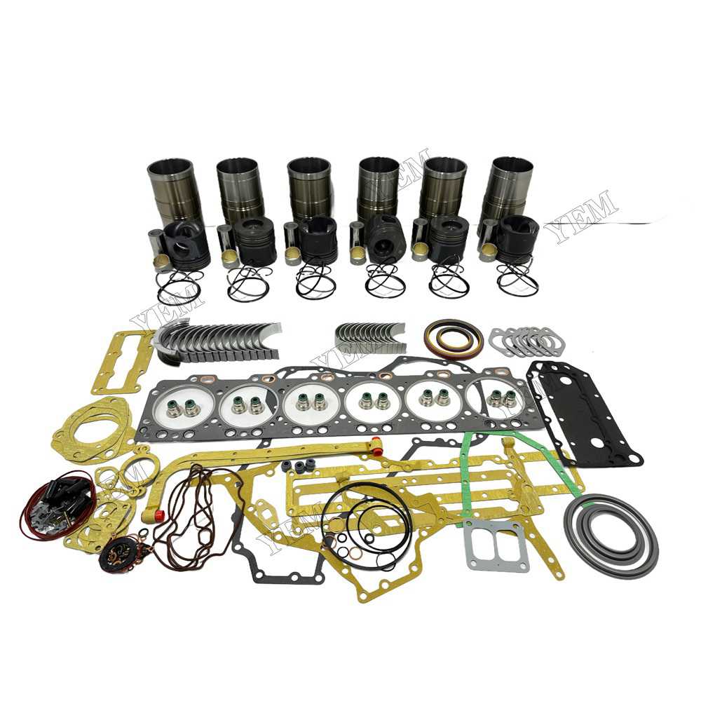 YEM Parts 6LT9.3 Overhaul Rebuild Kit With Gasket Set Bearing For Cummins