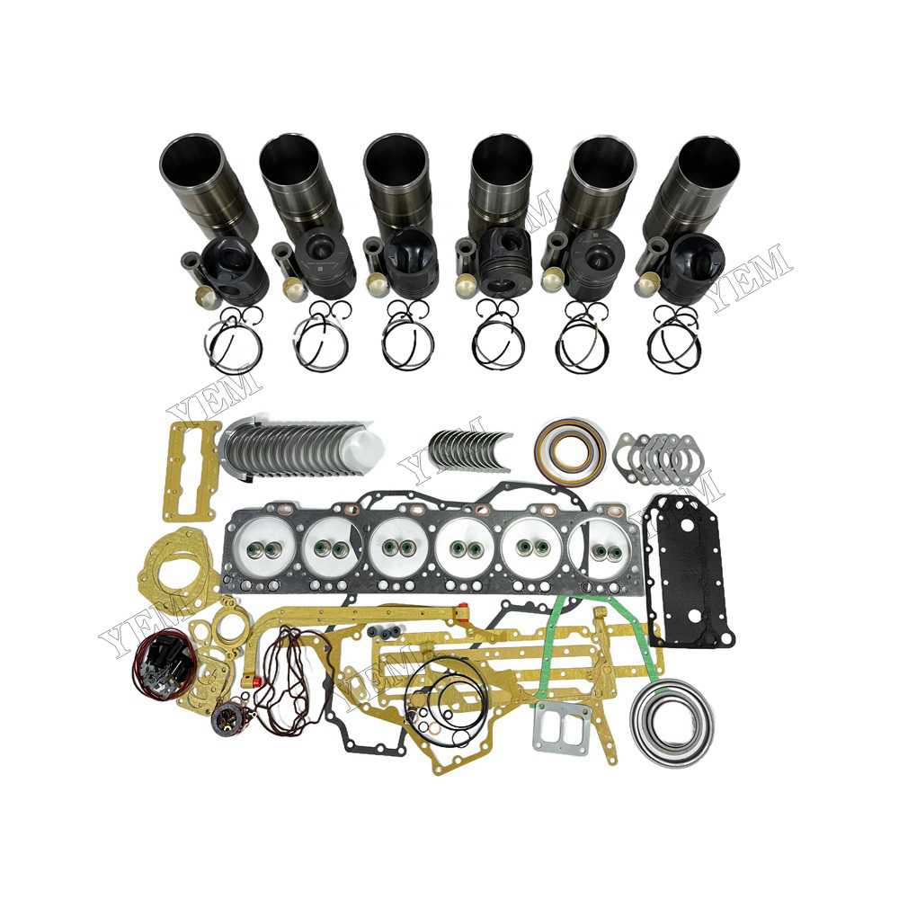YEM Parts 6LT9.3 Overhaul Rebuild Kit With Gasket Set Bearing For Cummins For Cummins