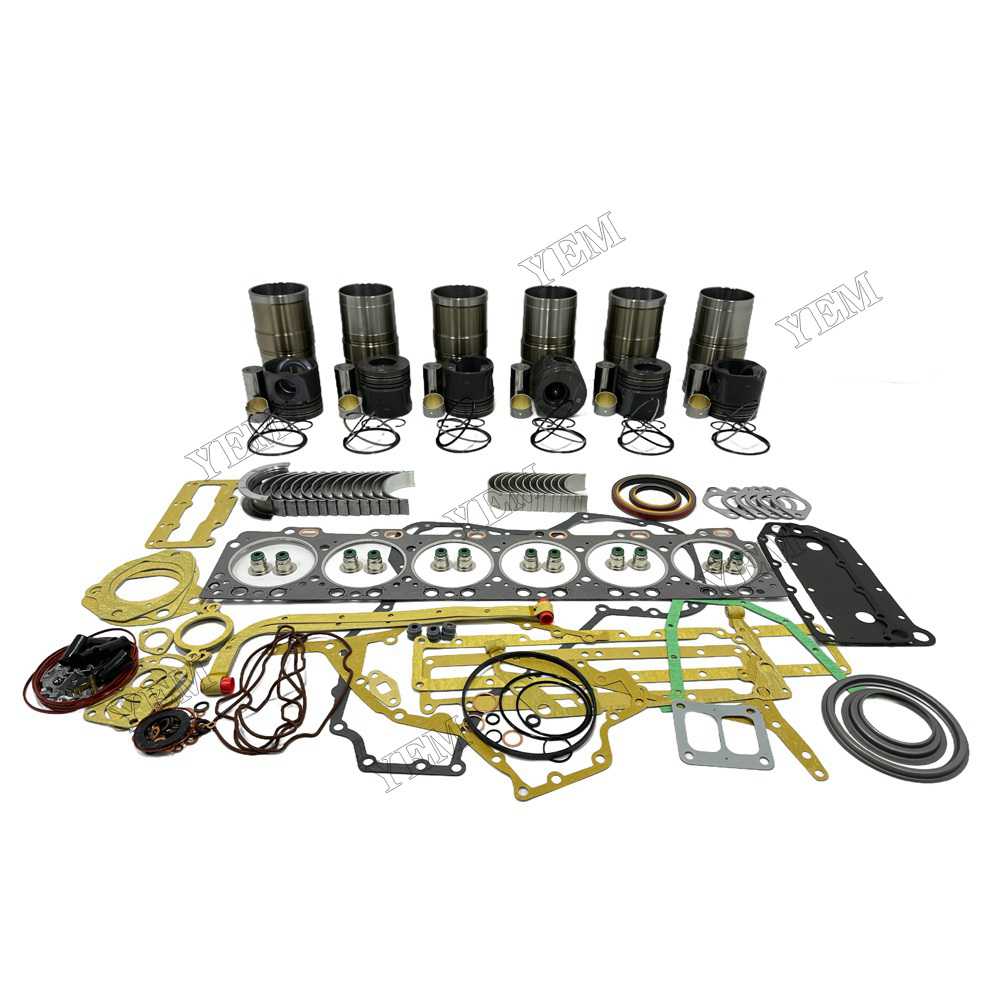 YEM Parts 6LT9.3 Overhaul Rebuild Kit With Gasket Set Bearing For Cummins For Cummins