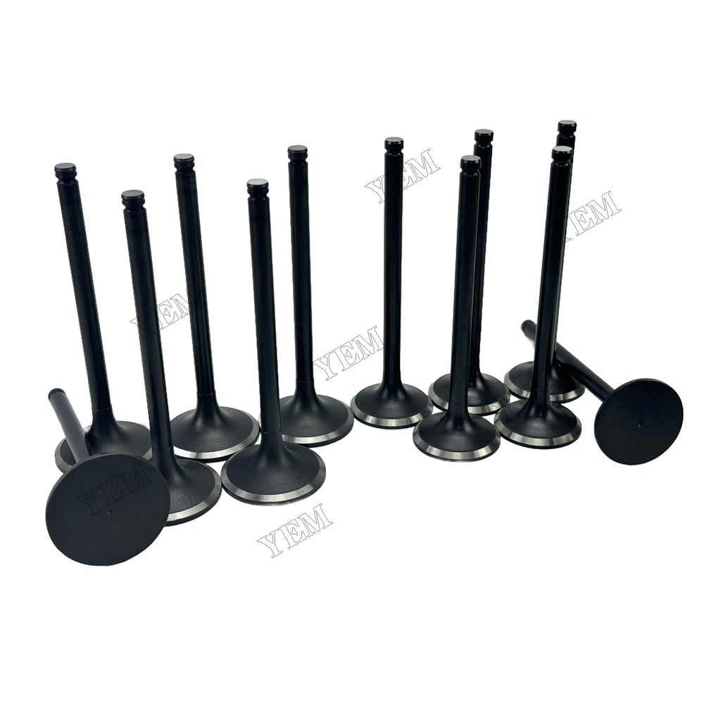 YEM Parts 6PCS3924492 3921444 Intake and exhaust valves For Cummins 6LT9.3 Engine For Cummins
