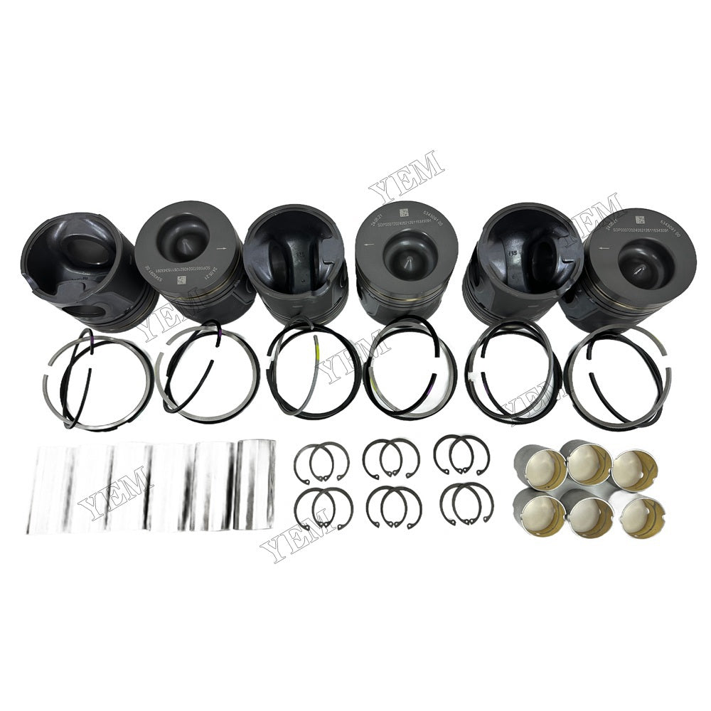 YEM Parts For Cummins Piston and Ring set 6LT9.3 Engine Spare Parts For Cummins