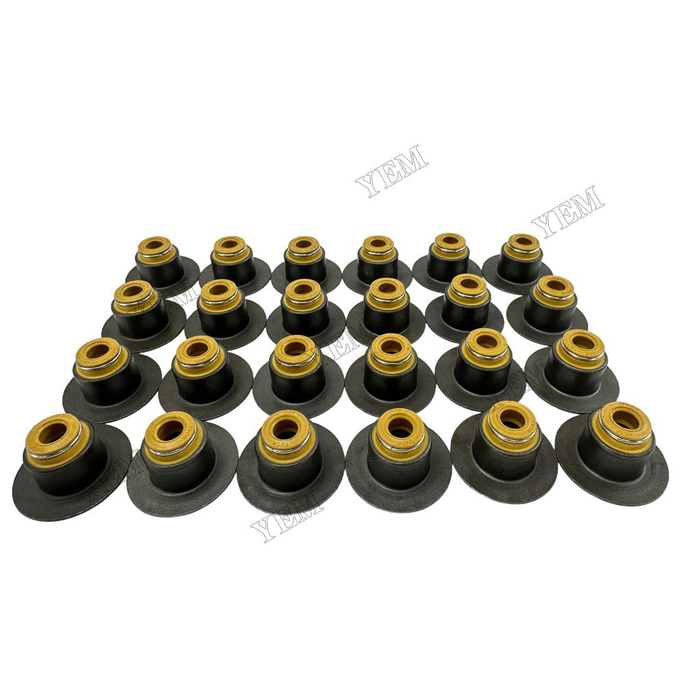 YEM Parts 24 PC For Cummins Valve Oil Seal ISBE6 Engine Spare Parts For Cummins