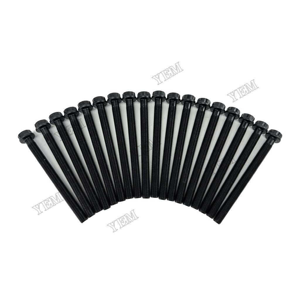 YEM Parts Part Number 120106-00169A 7030263 Head Bolt Set For Doosan D24 Engine For Doosan