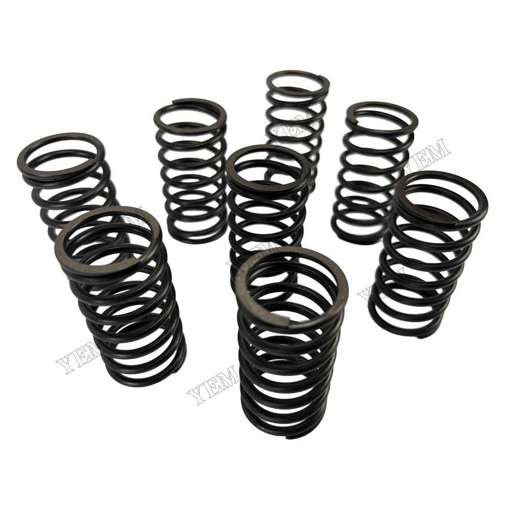YEM Parts 8PCS For Doosan Valve Spring DB33 Engine Solar 80 W-III excavator