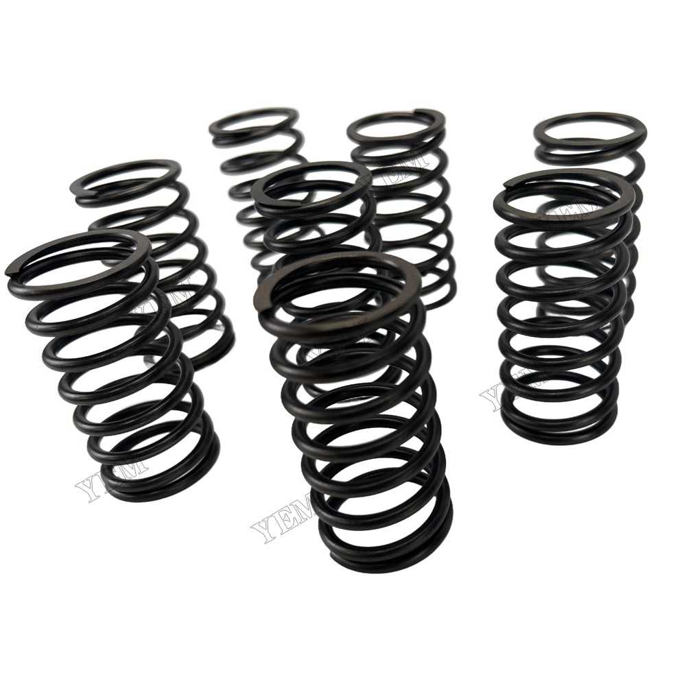 YEM Parts 8PCS For Doosan Valve Spring DB33 Engine Solar 80 W-III excavator For Doosan