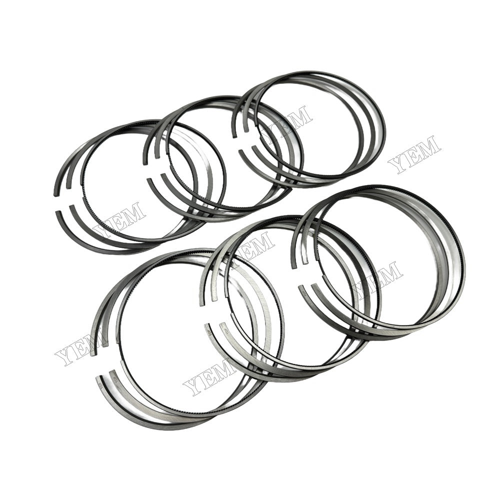 YEM Parts 6PCS Part Number 08-434400-00 Piston Ring STD Size For Volvo D13A Engine For Volvo