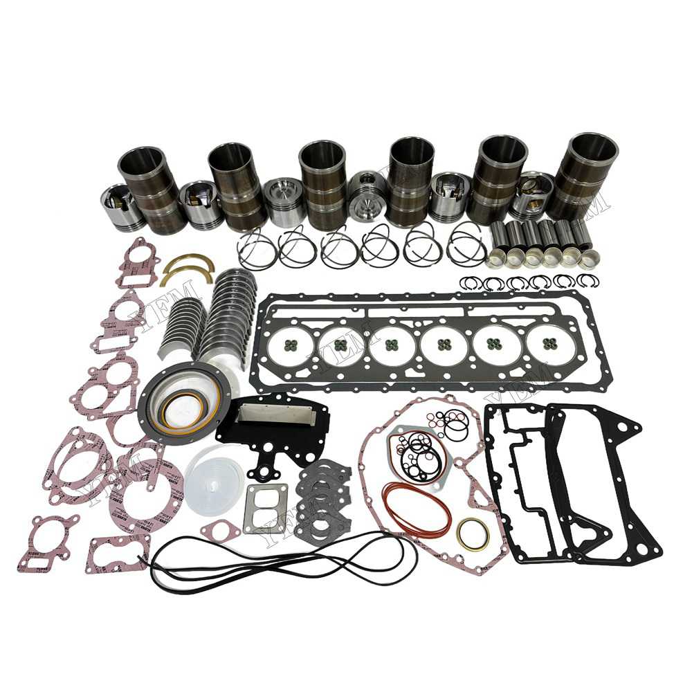 YEM Parts C-9 Overhaul Rebuild Kit With Gasket Set Bearing For Caterpillar C-9 Engine For Caterpillar